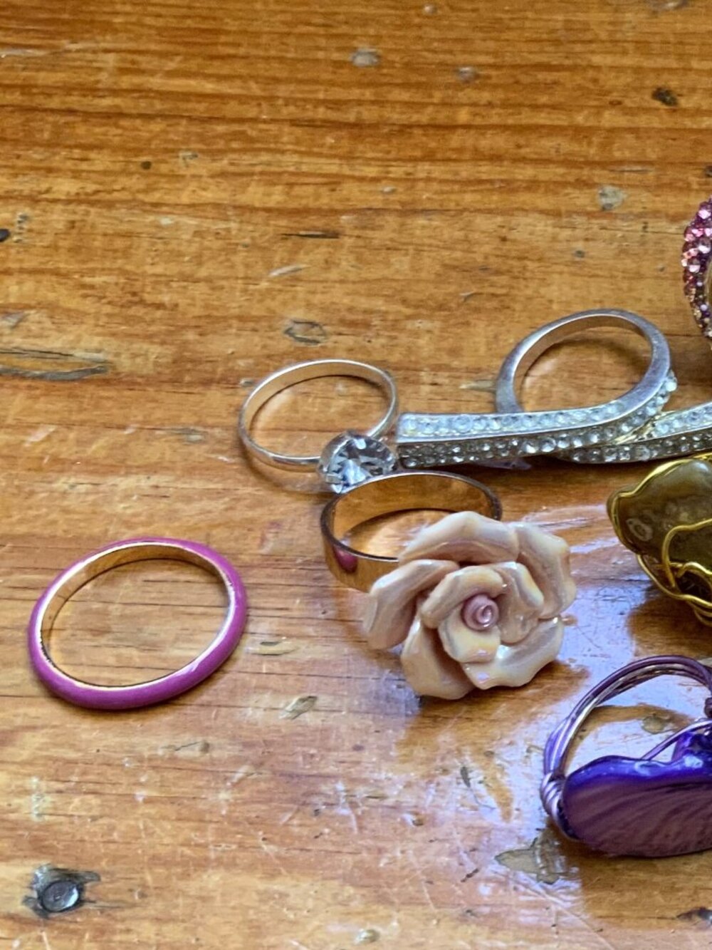 Vintage And Modern Costume Statement Rings